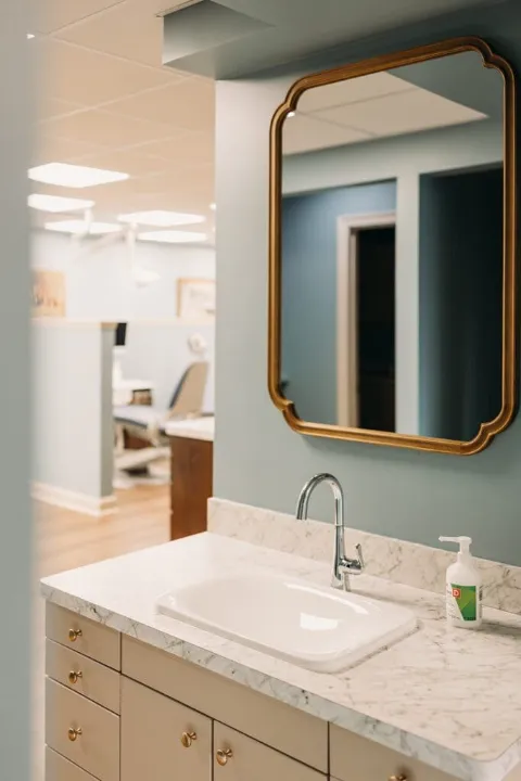 A treatment bay at Roark Orthodontics